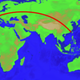 Longest driveable straight line path on Earth.
